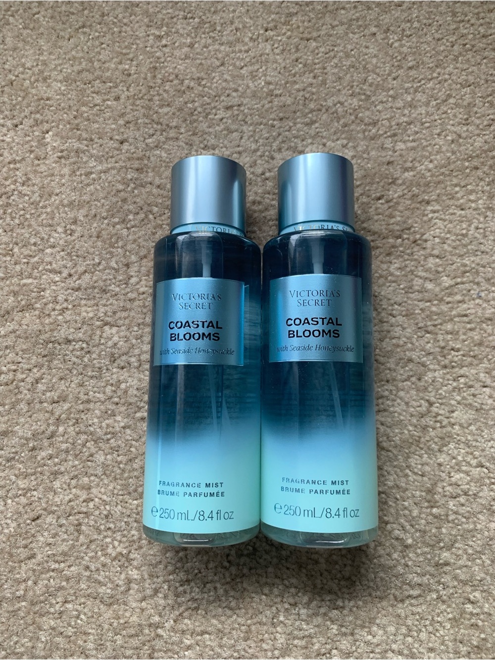 Victoria's Secret Coastal Blooms Mist Duo - Blue & Aqua Gradient